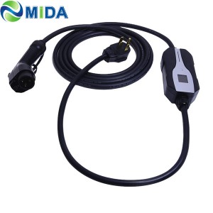 Level 2 EV Charger J1772 Type 1 Plug 16A 32A 40Amp Nema14-50 Plug Electric Vehicles Charging