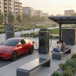 MD-EU 320/360kW Dual-Output DC Fast Charger for Commercial EV Fleets