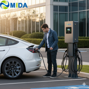 China Wholesale 22kw 44kw 88kw Type2 GBT AC Charger Station Wallbox Charger with OCPP1.6 APP Control