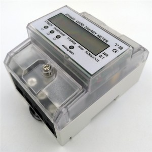 3 Phase 4 Wire Energy Meter Electricity Meter for DIN Rail