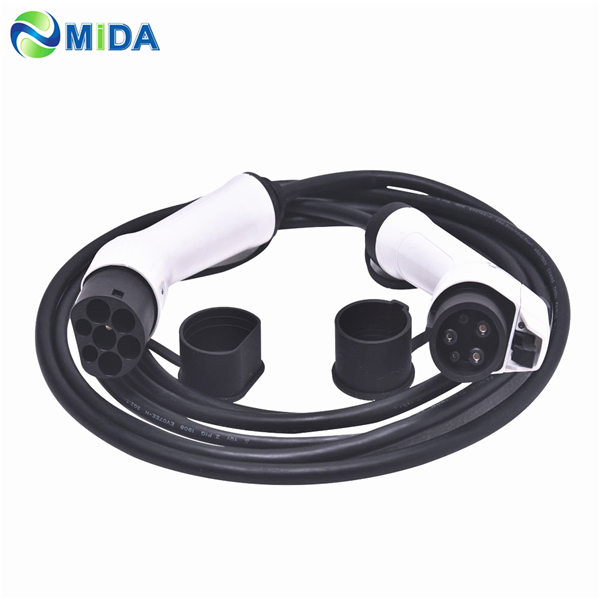 16A 32A SAE J1772 Plug Type1 to Type 2 EV Charging Cable EVSE Electric Cars Charger Featured Image