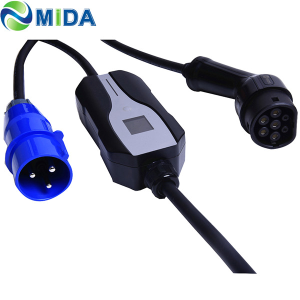 Level 2 EV Charger Type 2 UK 3 Pin 8A 10A 13A PHEV EV Charging Cable Electric  Car Charger - Shanghai Mida Cable Group Limited .