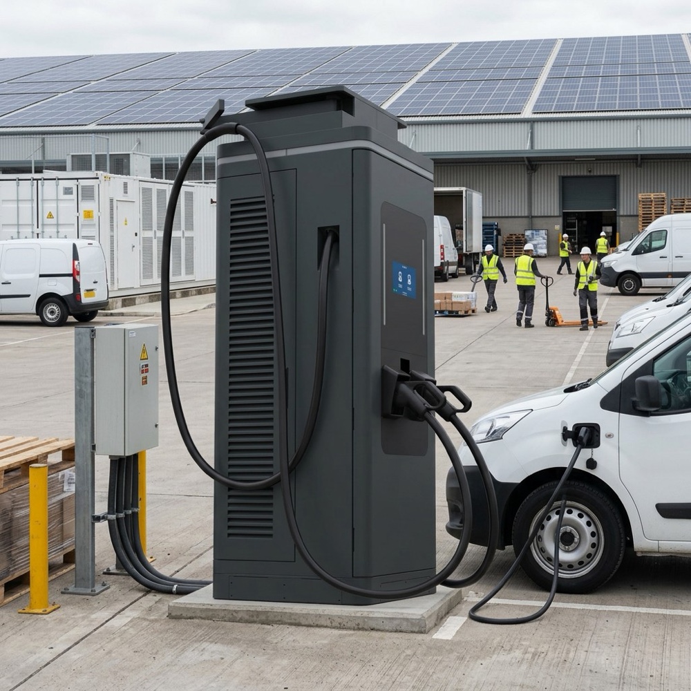 MD-EU 160/180kW DC fast charger with GB/T connector