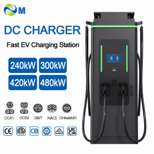 320KW 360KW 480KW DC DC Charger High Efficiency Dual Port With OCPP Ready Connectivity For Renewable Energy Sites