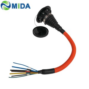 32A IEC 62196-2 EV Charger Type 2 Socket Male EV Harness Cable For Electric Car Side