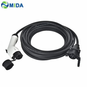 32A 40Amp 20 pies J1772 Cable de extensión del cargador EV Adaptador EV Tipo 1 Cable de extensión EV para Tesla