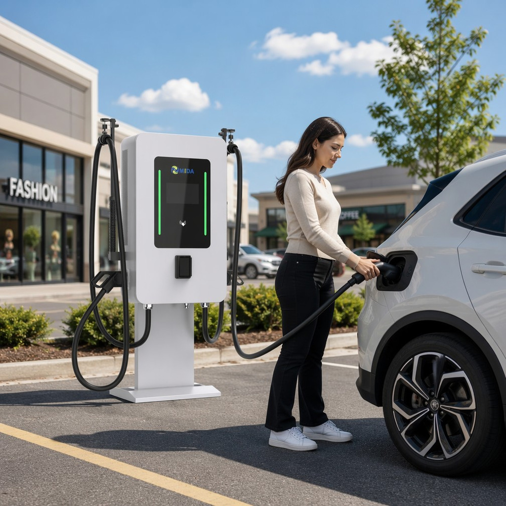 DC Charging Layout and Profitability Models for Parking Lots
