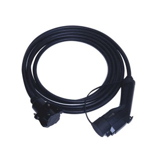 Adaptador EV 32Amp EVSE SAE J1772 Carregador EV Tipo 1 Conector para Tipo 1 Tomada EV Carregamento de Carro Elétrico