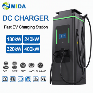 Solar PV 160KW 180KW 240KW DC DC Charger High Efficiency Dual Port With OCPP Ready Connectivity For Logistics Parks product view 3